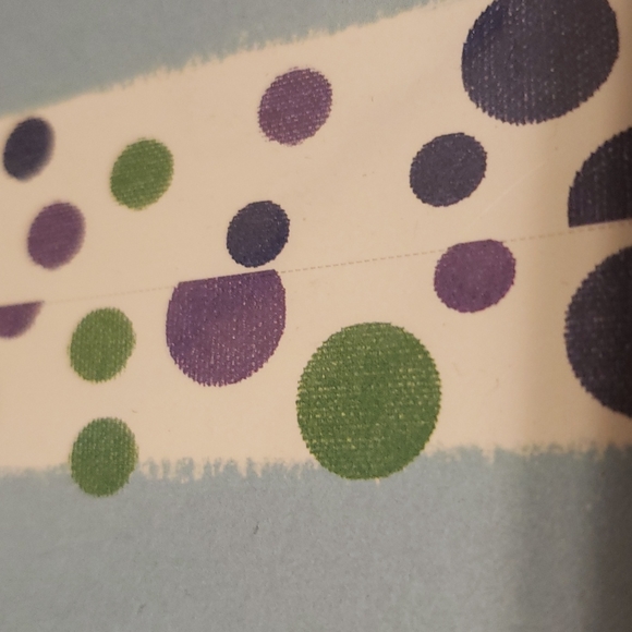 🛍 2/$6 🛍 Blue with Green & blue dots stationery - Picture 2 of 4